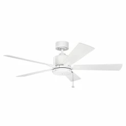 Brand new 😉 Kichler Lighting Bowen™ 52 in. 67W 5-Blade Ceiling Fan in Matte White ✨