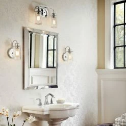 Cheapest 🎉 Kichler Lighting Braelyn 1-Light Hybrid Wall Sconce in Polished Chrome 🤩 -Kichler Lighting shop Query 458