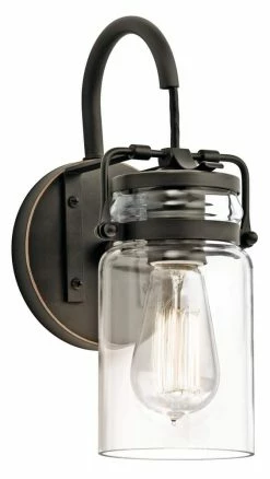 Best reviews of ✨ Kichler Lighting Brinley 100W 1-Light Wall Sconce in Olde Bronze 🎁