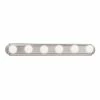 Hot Sale ✨ Kichler Lighting 60 W 6-Light Medium Wall Mount Bath in Brushed Nickel 💯 -Kichler Lighting shop Query 467