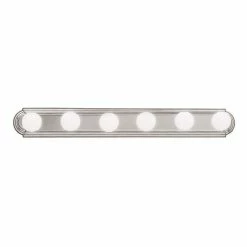 Hot Sale ✨ Kichler Lighting 60 W 6-Light Medium Wall Mount Bath in Brushed Nickel 💯
