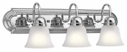 New 🤩 Kichler Lighting 300W 3-Light Medium E-26 Incandescent Bath Light in Polished Chrome 🧨