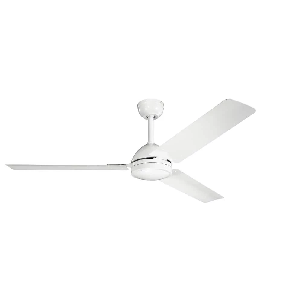 New π Kichler Lighting Todo 95W 3-Blade Ceiling Fan with 56 in. Blade Span in White π₯ 3 New π Kichler Lighting Todo 95W 3-Blade Ceiling Fan with 56 in. Blade Span in White π₯