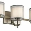 Best reviews of ✔️ Kichler Lighting Tallie™ 60W 3-Light Bath Light with Satin Etched White Glass in Antique Pewter 🤩 -Kichler Lighting shop Query 491