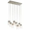 Budget 🌟 Kichler Lighting Brinley 8-Light Pendant in Brushed Nickel 🎉 -Kichler Lighting shop Query 506