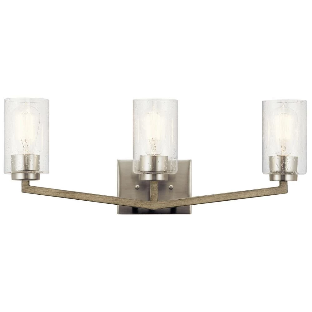 Best reviews of π Kichler Lighting Derynβ’ 75W 3-Light Medium E-26 Incandescent Vanity Fixture in Distressed Antique Grey π 4 Best reviews of π Kichler Lighting Derynβ’ 75W 3-Light Medium E-26 Incandescent Vanity Fixture in Distressed Antique Grey π - Image 2