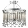 New 👍 Kichler Lighting Piper™ 60W 3-Light Candelabra E-12 Incandescent Semi-Flush Mount Ceiling Fixture in Polished Chrome 😍 -Kichler Lighting shop Query 512