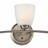 Buy 😀 Kichler Lighting Granby™ 6-1/2 in. 100 W 3-Light Medium Bath Bracket in Brushed Pewter 🎁