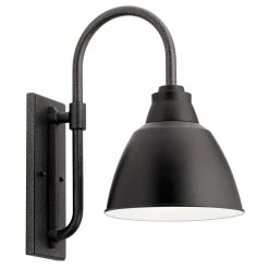 Brand new ❤️ Kichler Lighting Pellinord™ 150W 1-Light Incandescent Outdoor Wall Sconce in Black 🤩