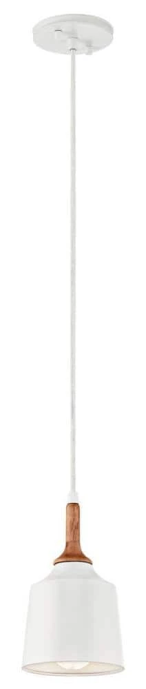 Flash Sale 💯 Kichler Lighting Danika 100W 1-Light Incandescent Mini Pendant in White 🛒