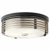 Top 10 ❤️ Kichler Lighting Bensimone 30W 2-Light Flush Mount Ceiling Fixture in Black ✔️ -Kichler Lighting shop Query 540