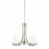 Deals 🥰 Kichler Lighting Hendrik 100 W 3-Light Medium Mini Chandelier in Brushed Nickel 👏 -Kichler Lighting shop Query 543