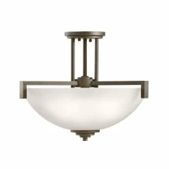 Cheap 🎉 Kichler Lighting Eileen 17-1/4 in. 100W 3-Light Medium E-26 Incandescent Pendant in Olde Bronze 🔔 -Kichler Lighting shop Query 548