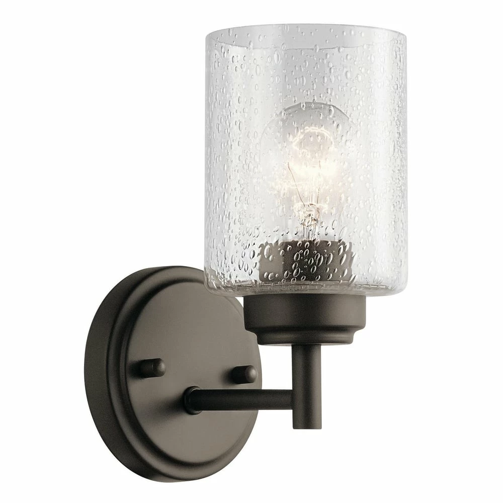 Outlet 😀 Kichler Lighting Winslow™ 60W 1-Light Medium E-26 Incandescent Wall Sconce in Olde Bronze ⭐ 3 Outlet 😀 Kichler Lighting Winslow™ 60W 1-Light Medium E-26 Incandescent Wall Sconce in Olde Bronze ⭐