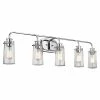 Coupon 🌟 Kichler Lighting Braelyn 60W 5-Light Medium E-26 Incandescent Vanity Fixture in Chrome 🎁