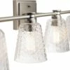 Best deal 🔔 Kichler Lighting Nadine 60W 4-Light Bath Light with Clear Glass in Brushed Nickel 🤩 2 Best deal 🔔 Kichler Lighting Nadine 60W 4-Light Bath Light with Clear Glass in Brushed Nickel 🤩 -Kichler Lighting shop Query 588