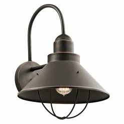 Top 10 😀 Kichler Lighting Seaside 100W 1-Light Wall Lantern in Olde Bronze 🔔