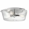 Best Pirce 👍 Kichler Lighting Alton™ 60W 3-Light Medium E-26 Incandescent Ceiling Light with Clear Seeded Glass in Polished Chrome 🔔 -Kichler Lighting shop Query 668