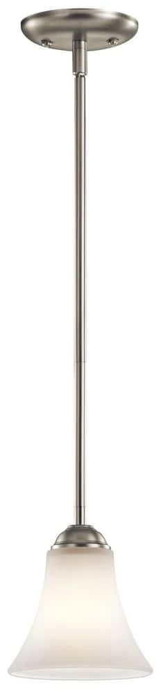 Best Sale 👏 Kichler Lighting Keiran 100W 1-Light Mini Pendant in Brushed Nickel ⭐