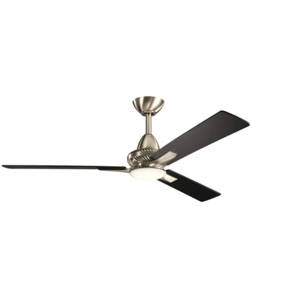 Cheapest ๐ Kichler Lighting Kosmus 73W 1-Light 3-Blade LED Ceiling Fan in Brushed Stainless Steel ๐ 3 Cheapest ๐ Kichler Lighting Kosmus 73W 1-Light 3-Blade LED Ceiling Fan in Brushed Stainless Steel ๐