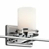 Wholesale 🔥 Kichler Lighting Hendrik 7-3/4 x 6-1/2 in. 100 W 3-Light Medium Bracket in Polished Chrome 🔔