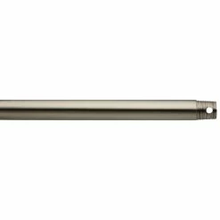 Discount ✔️ Kichler Lighting 18 in. Fan Downrod in Brushed Stainless Steel 👍