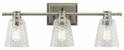 Deals 👏 Kichler Lighting Nadine 100W Medium Bath Light in Brushed Nickel 🌟