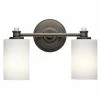 Outlet 🛒 Kichler Lighting Joelson 30W 2-Light Medium E-26 Incandescent Bath Light in Olde Bronze 🥰 -Kichler Lighting shop Query 722
