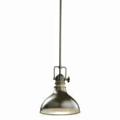 Flash Sale 💯 Kichler Lighting Hatteras Bay 38-1/2 in. 100 W 1-Light Medium Pendant in Olde Bronze 👏