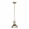 Best Sale 🥰 Kichler Lighting Hatteras Bay 38-1/2 in. 100W 1-Light Medium Pendant in Polished Nickel ❤️ -Kichler Lighting shop Query 724