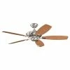 Flash Sale 👍 Kichler Lighting Canfield 52 x 17-1/2 in. 5-Blade Ceiling Fan in Brushed Stainless Steel ⭐ -Kichler Lighting shop Query 725
