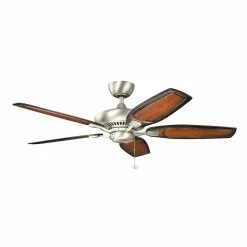 Best reviews of 😉 Kichler Lighting Canfield 52 in. 5-Blade Ceiling Fan in Brushed Nickel 😀