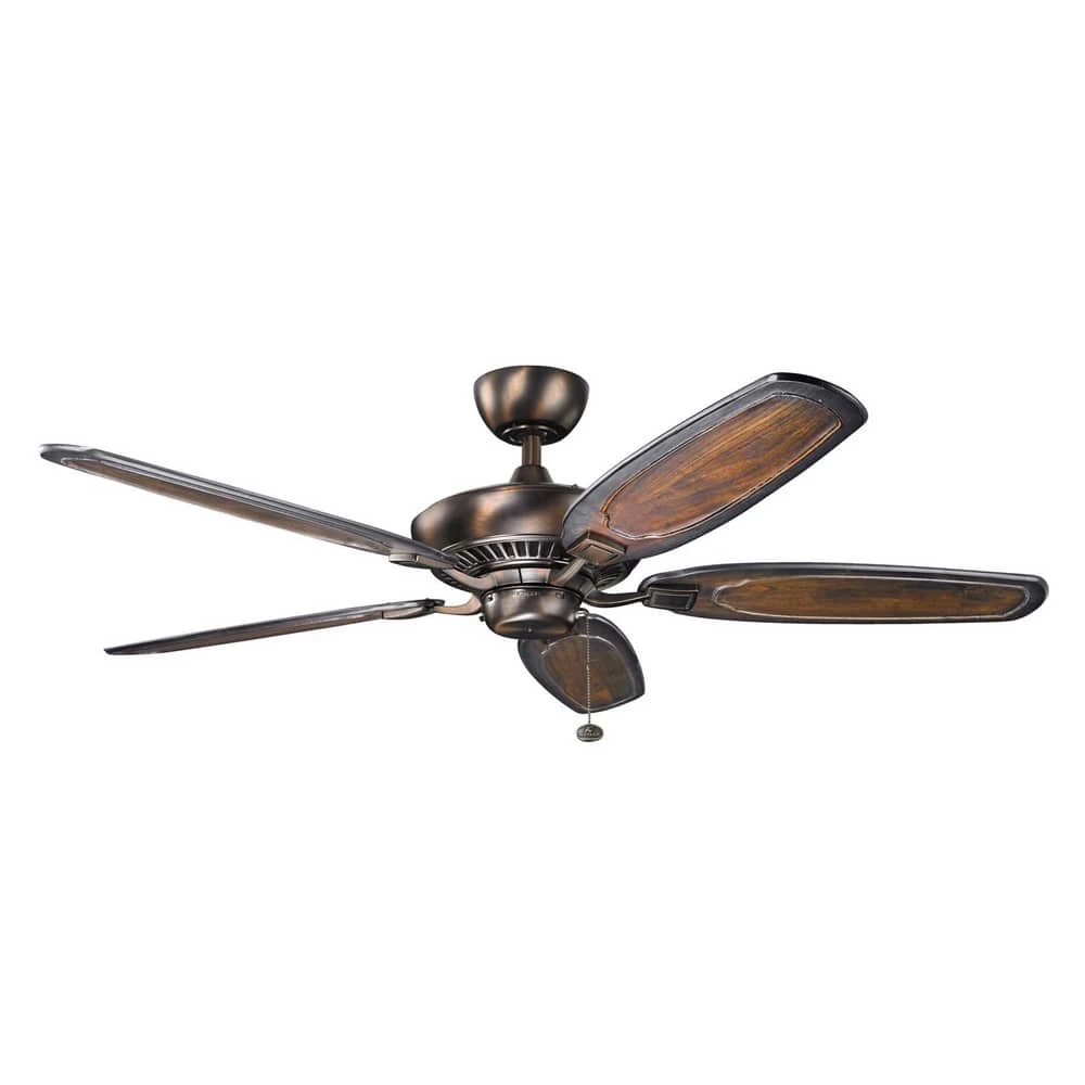 Outlet π― Kichler Lighting Canfield 52 x 17-1/2 in. 5-Blade Ceiling Fan in Oil Brushed Bronze β€οΈ 3 Outlet π― Kichler Lighting Canfield 52 x 17-1/2 in. 5-Blade Ceiling Fan in Oil Brushed Bronze β€οΈ