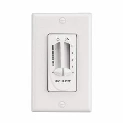 Deals 🔔 Kichler Lighting Fan Light Dimmer in Classic White 😉