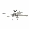 Discount 👍 Kichler Lighting Starkk™ 53W 5-Blade Ceiling Fan with 52 in. Blade Span in Polished Nickel 😀 2 Discount 👍 Kichler Lighting Starkk™ 53W 5-Blade Ceiling Fan with 52 in. Blade Span in Polished Nickel 😀 -Kichler Lighting shop Query 74