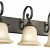 Buy 😀 Kichler Lighting Monroe™ 100W 3-Light Bath Vanity Fixture in Olde Bronze 💯 -Kichler Lighting shop Query 744