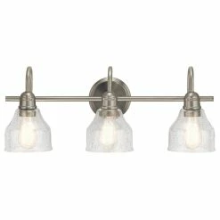 Best reviews of π₯° Kichler Lighting Averyβ’ 75W 3-Light Medium E-26 Incandescent Vanity Fixture in Brushed Nickel π₯