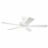 Cheap 🔔 Kichler Lighting Basics Pro Designer 52W 1-Light LED Ceiling Fan in Matte White 🔔 -Kichler Lighting shop Query 768