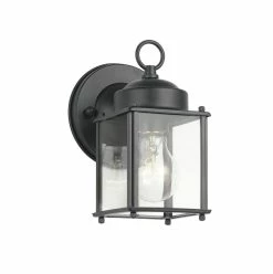 Hot Sale ๐ Kichler Lighting 5 in. 60 W 1-Light Medium Lantern in Black โญ