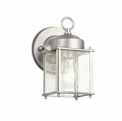 Best reviews of 🛒 Kichler Lighting 60W 1-Light Outdoor Wall Lantern in Stainless Steel 😍