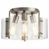 Best deal ✨ Kichler Lighting Thoreau 75W 3-Light Medium E-26 Incandescent Semi-Flush Mount Ceiling Fixture in Brushed Nickel ✨ -Kichler Lighting shop Query 780