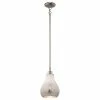 Cheap 😉 Kichler Lighting Crystal Ball 100W 1-Light Medium Base Incandescent Mini Pendant with White Linen Glass in Brushed Nickel ⌛ -Kichler Lighting shop Query 785