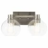 Budget ✔️ Kichler Lighting Harmony 60W 2-Light Medium E-26 Incandescent Vanity Fixture in Brushed Nickel 🌟 -Kichler Lighting shop Query 794