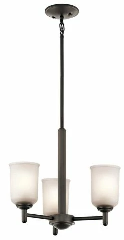 Buy 🔔 Kichler Lighting Shailene™ 100W 3-Light Mini Chandelier in Olde Bronze 🎁