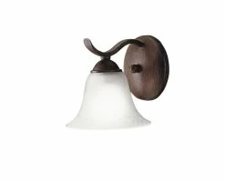 Buy ✔️ Kichler Lighting Dover 100W 1-Light Medium Base Incandescent Wall Sconce in Tannery Bronze 🔥