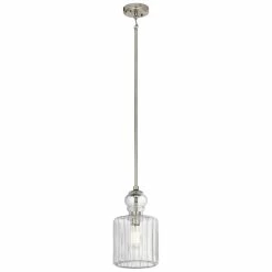 Brand new 😀 Kichler Lighting Riviera™ 100W Medium Pendant in Brushed Nickel 😉