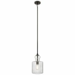 Cheap 🥰 Kichler Lighting Riviera™ 100W 1-Light Medium E-26 Incandescent Pendant Light in Olde Bronze 🔔