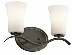 Discount ✔️ Kichler Lighting Armida 100W 2-Light Medium Base Bracket in Olde Bronze ⭐