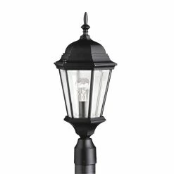 Hot Sale ๐ Kichler Lighting Madison 150W 1-Light Medium Incandescent Lantern Post in Black โค๏ธ
