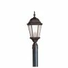 Discount 🥰 Kichler Lighting Madison 22-3/4 x 9-1/2 in. 1-Light Outdoor Post Mount in Tannery Bronze 🎁